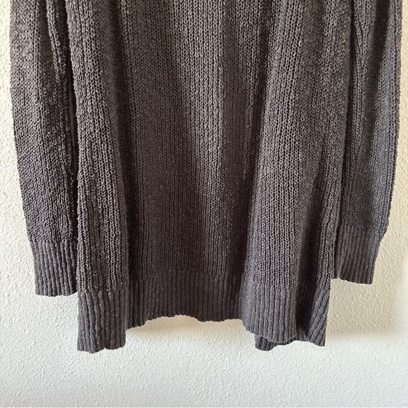 America Eagle Outfitters Women’s Knit Cardigan Small Brown Longline Witchy Fall - Picture 8 of 12